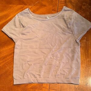 NWOT Free People Mauve Short Sleeve Tee Size M/L